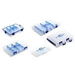Colmic SC410 ящик для приманки SC4  Blue / Clear 20.5 x 14 x 4 cm