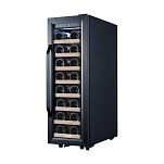 Винный шкаф компрессорный отдельностоящий Libhof Gourmet GZ-21 295х570х880мм для 21 бутылки черный с белой подсветкой с угольным фильтром