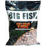 Dynamite baits ADY041643 Hot Crab&Krill 1.8Kg Бойлы Серебристый Brown 20 mm 