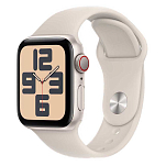 Apple MRG13QL/A Watch SE GPS + Cellular 40 mm Sport Band  Starlight M-L
