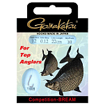 Gamakatsu 140203-01400-00014-00 Booklet Bream Com 1100Б Палатка Крюк 0.140 Mm Коричневый Bronze 14 