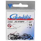 Купить Gamakatsu 185147-01200-00000-00 Nymph Jig Fly Hook Черный  Black 12  7ft.ru в интернет магазине Семь Футов