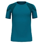 Odlo 195402-20730-XXL Базовый слой с коротким рукавом Active Spine Light Голубой Tumultuous Sea 2XL