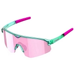Tripoint TRIS006-BL-173 006 Lake Victoria Small Солнцезащитные Очки Transparent Neon Turquoise Pink Multi Brown /CAT3