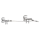 Купить Fox rage NSH059-UNIT связанный крючок Point Double Stinger 130-60 mm Grey / Black 1-2 7ft.ru в интернет магазине Семь Футов