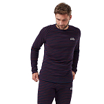 Odlo 159272-21014-XL Базовый слой с длинным рукавом Active Warm Originals Eco Голубой Dark Sapphire / Sundried Tomato XL
