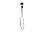 SEATEC Aluminium Friction Ring with Rope 44296-bvs