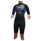 Купить Короткий мужской гидрокостюм Lalizas Pro Race Shorty 70511 мокрый чёрный 2,5 мм размер S из неопрена 7ft.ru в интернет магазине Семь Футов
