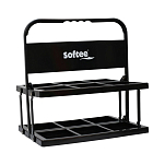Softee 24130.001.160 Складная сумка-переноска для 6 Бутылки Черный Black