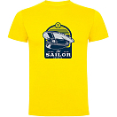 Купить Kruskis CA65500403C052 Футболка с коротким рукавом Sailor Желтый Yellow XL 7ft.ru в интернет магазине Семь Футов