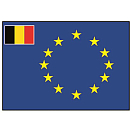 Купить Talamex 27332220 European With Small Belgium Flag Голубой  Blue 20 x 30 cm  7ft.ru в интернет магазине Семь Футов