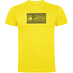 Kruskis CA65500503K208 Футболка с коротким рукавом Tuna Tribal Желтый Yellow 2XL