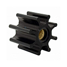 Купить Крыльчатка/импеллер со шлицами аналог CEF 500206GT Ø65x50,2мм посадочное Ø14,29/16мм 8 лопастей 11 профиль из чёрного неопрена, Osculati 16.185.37 7ft.ru в интернет магазине Семь Футов