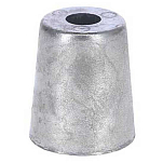 Super marine ANO6225 Hexagonal Цинковый анод на конце вала Серебристый Grey 33 mm