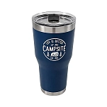 Camco 17-53324 чашка Life Is Better At The Campsite 30oz  Navy