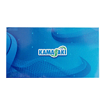 Kamasaki 75395320 Logo Mini Наклейки  Blue 5 x 9 cm