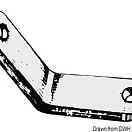 Bent rectangular anode plate 43.030.01