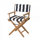 ARC REGISSEUR Складной стул из тикового дерева / темно-белый / непромасленный