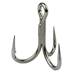 Mustad JL74NP-TS-3/0-5U-UNIT Jaw Lok 4X Strong Колючий Тройной Крючок 5 единицы измерения Silver 3/0