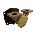 Jabsco 10970-21 Bronze Pump, bearing housing/flange-mounted, square flanged ports with 25mm ID, 1/1, NEO