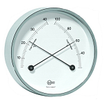 Термогигрометр Barigo 915.1 85мм Ø85мм из никелированной латуни
