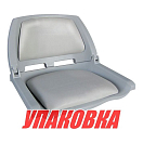 Кресло складное мягкое TRAVELER, цвет серый/серый (упаковка из 2 шт.) Marine Rocket MR10005_pkg_2