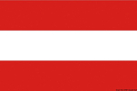 Флаг Австрии гостевой 20 х 30 см, Osculati 35.455.01