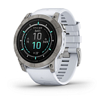 Garmin 010-02804-11 Часы Epix Pro 51 Gen 2 Sapphire Серебристый Titanium / Whitestone