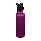 Купить Klean kanteen 1008440 Classic Бутылка из нержавеющей стали 800ml Спорт крышка Фиолетовый Purple Potion 7ft.ru в интернет магазине Семь Футов