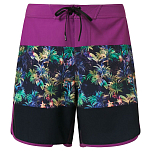 Oakley FOA404818-9CI-30 Плавки Neon Palms 19´´ Многоцветный Purple Palm Block Print 30