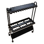 Energoteam 77000224 Plastic Держатель Удочки Серебристый Black