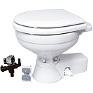Купить Jabsco 6-370453092 Compact Тихий туалет со смывом Белая White 17 5/8 x 13 7/8 x 13 3/4´´  7ft.ru в интернет магазине Семь Футов