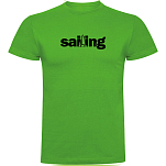 Kruskis CA65500683S285 Футболка с коротким рукавом Word Sailing Зеленый Green 3XL