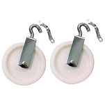 Seachoice 50-28501 Канатный шкив румпеля Серебристый Grey / White