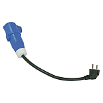 Talamex 14504015 Cable Адаптер CEE/RPA Голубой  Blue / Black
