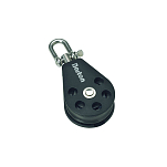 Barton marine 7805130 630kg 12 mm Одиночный поворотный шкив Серебристый Black 58 x 138 mm 