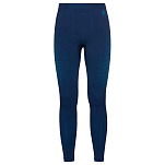 Odlo 196202-20776-XXL Базовые штаны Bottom Long Performance Warm Eco Голубой Estate Blue / Atomic Blue 2XL