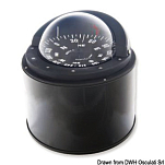 Bussola Riviera B6/W4 6". nera/rosa nera, 25.003.10