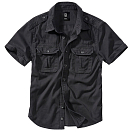 Купить Brandit 4024-2-S Рубашка с коротким рукавом Vintage Черный Black S 7ft.ru в интернет магазине Семь Футов