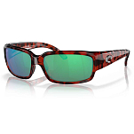 Costa 06S9025-90251259 Зеркальные поляризованные солнцезащитные очки Caballito Tortoise Green Mirror 580G/CAT2
