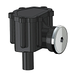 Вентиляционный клапан Fuel-Lock с ловушкой для топлива под шланг Ø16мм из полипропилена/нержавеющей стали, Osculati 20.168.22