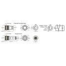 Купить Bep marine 80-511-0005-00 Кнопочный выключатель On-Off 24V Red 7ft.ru в интернет магазине Семь Футов