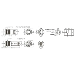 Bep marine 80-511-0005-00 Кнопочный выключатель On-Off 24V Red