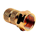 Rv designer 350-T283 Разъем кабеля RG6 Золотистый Gold