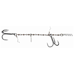 Abu garcia 1571050 Beast Chain Stinger M Тройной Крючок Серебристый Silver 1/0 