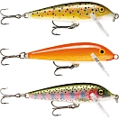 Купить Rapala 22677199344 Minnow Countdown Slow Sinking 5g 50 mm FRHF 20x5x3 7ft.ru в интернет магазине Семь Футов