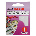 Ragot 911016021 Special Feeder 7005BN Связанные Крючки 1 m 0.160 mm Розовый 10 