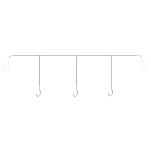 Sele 564308 связанный крючок 120 cm  Grey 8