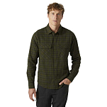 Helly hansen 62731_431-S Футболка Lokka Organic Flannel Зеленый Utility Green Classic Plai S