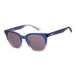 Superdry 996092-75-3030 Солнцезащитные очки Sds-5032-153 Crystal Indigo Blue / Lavender Fade Solid Smoke/CAT3